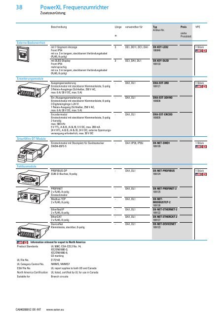 EATON_Sortimentskatalog_Antriebstechnik-effizient-gestalten-Motoren-starten-und-steuern_2016_DE