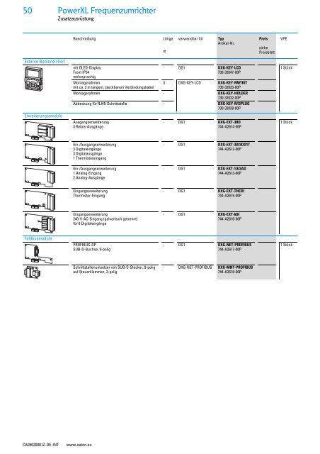 EATON_Sortimentskatalog_Antriebstechnik-effizient-gestalten-Motoren-starten-und-steuern_2016_DE