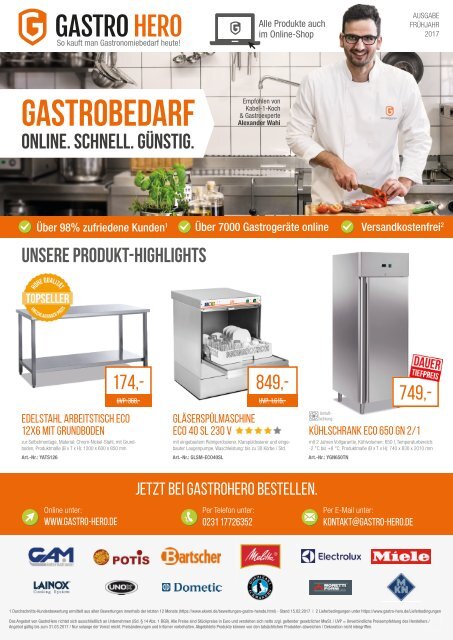 GastroHero Katalog Frühjahr 2017