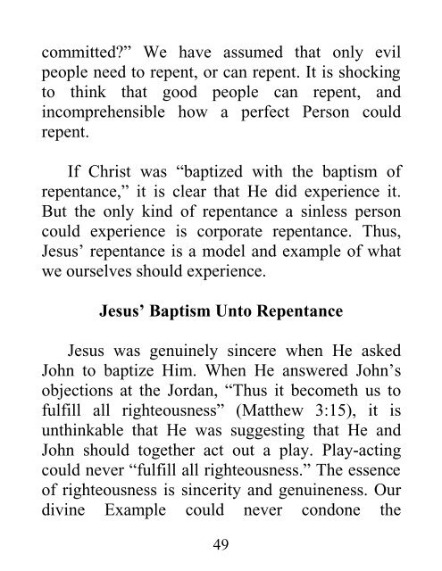 Bible Repentance: Path to Love - Robert J. Wieland