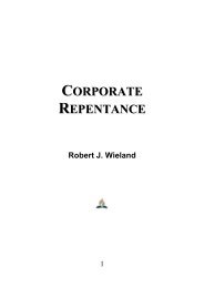 Corporate Repentance - Robert J. Wieland