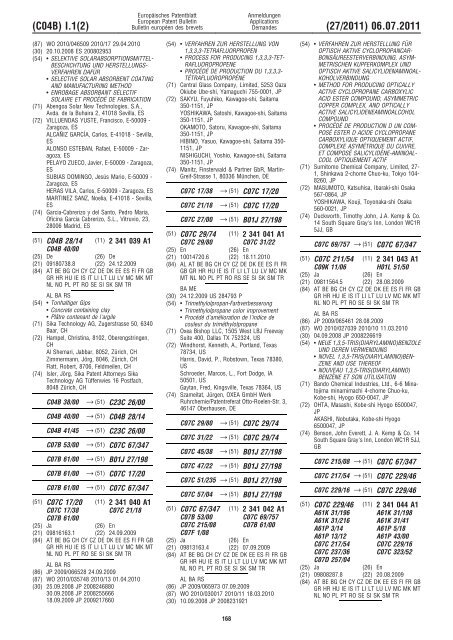 Bulletin 2011/27 - European Patent Office