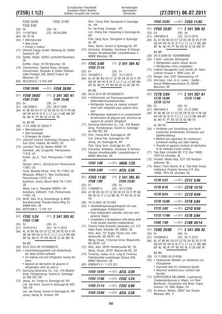 Bulletin 2011/27 - European Patent Office