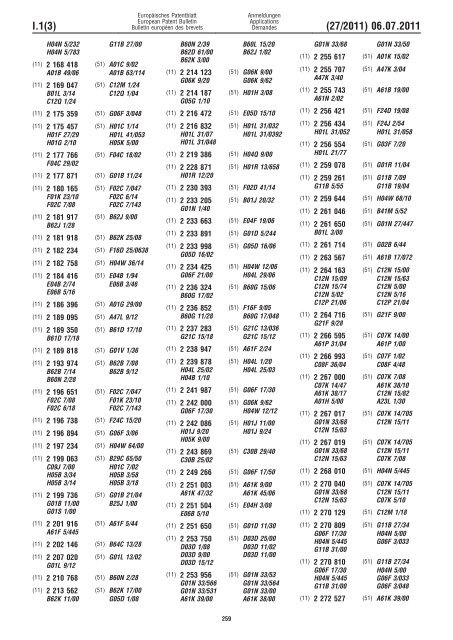 Bulletin 2011/27 - European Patent Office