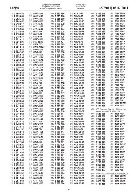 Bulletin 2011/27 - European Patent Office