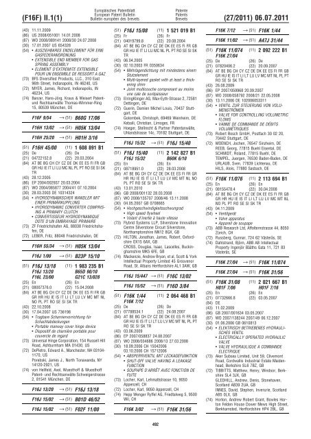 Bulletin 2011/27 - European Patent Office