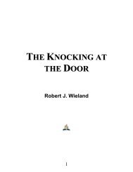 The Knocking at the Door - Robert J. Wieland