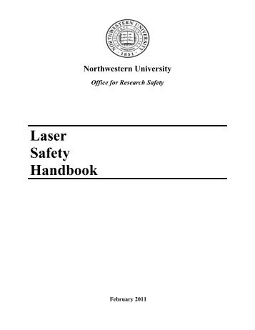 Laser Safety Handbook - Office for Research - Northwestern University