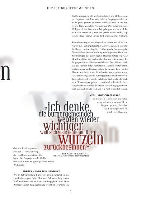 Schwarzenburger Magazin