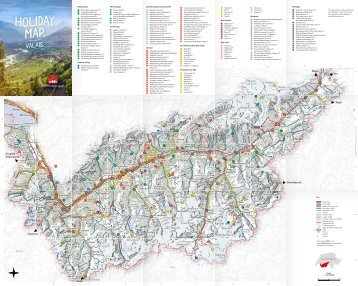 Valais - Holiday Map