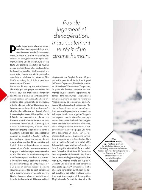 Valais, le magazine - Juin 2015