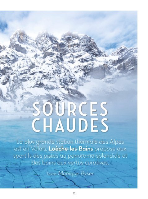 Valais, le magazine - Novembre 2015