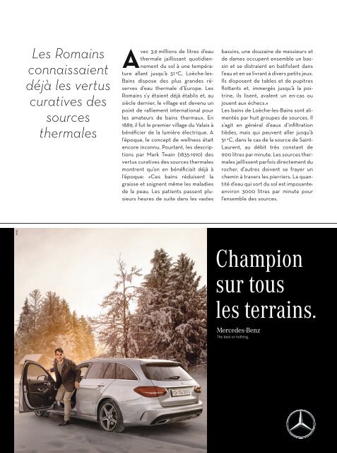 Valais, le magazine - Novembre 2015