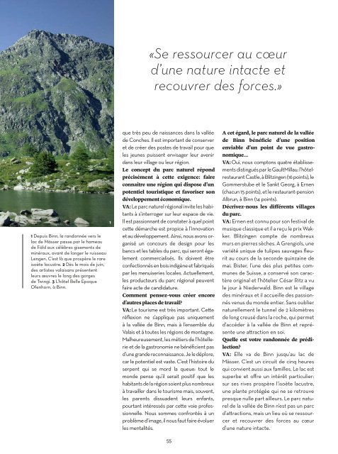 Valais, le magazine - Ete 2016