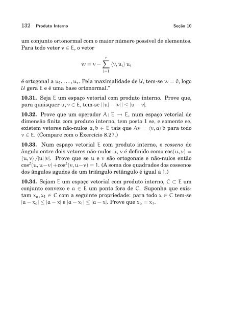 lgebra Linear, Elon Lages Lima