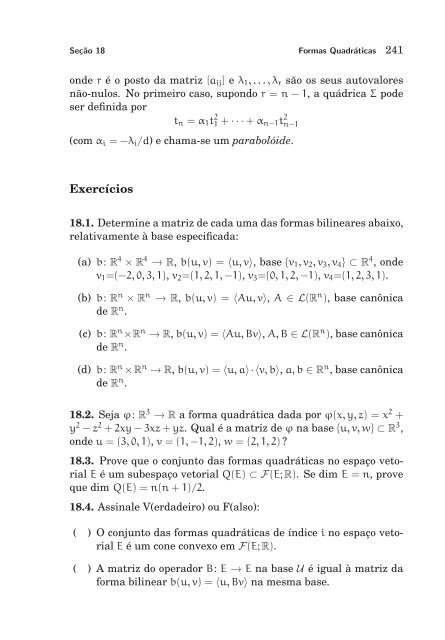 lgebra Linear, Elon Lages Lima