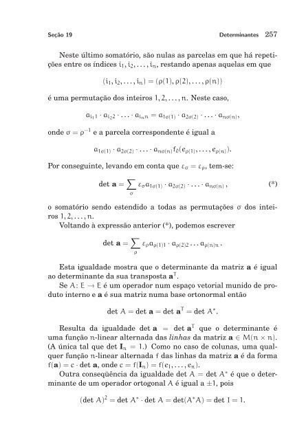 lgebra Linear, Elon Lages Lima