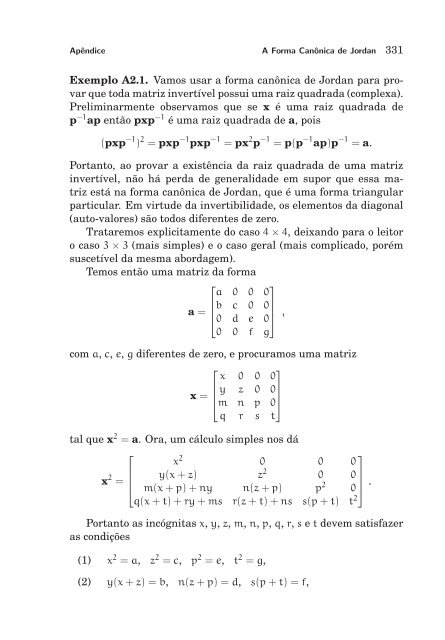 lgebra Linear, Elon Lages Lima