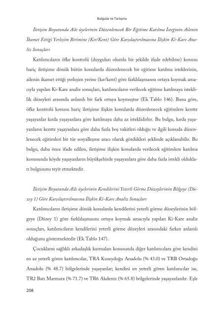 Türkiye'de Ailelerin Eğitim İhtiyaçları - Aile ve Toplum Hizmetleri ...