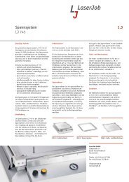 Spannsystem LJ 745 1.3 - LaserJob GmbH