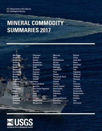 MINERAL COMMODITY SUMMARIES 2017