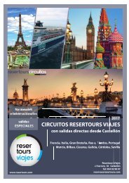 Catalogo circuitos resertours viajes 2017