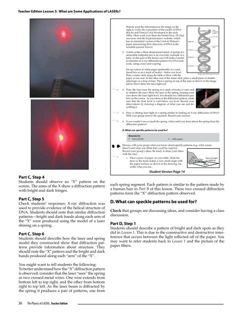 The Physics of LASERs - American Physical Society