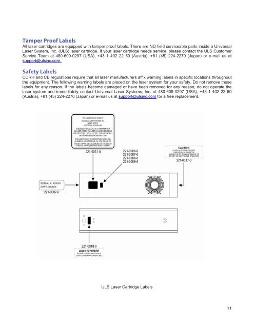 VersaLASER® (VLS) User Guide VLS2.30, VLS3.50