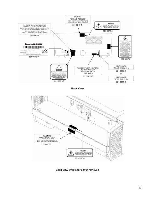 VersaLASER® (VLS) User Guide VLS2.30, VLS3.50