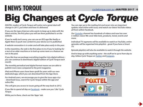 Cycle Torque Jan/Feb 2017