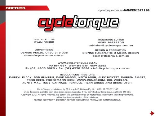 Cycle Torque Jan/Feb 2017