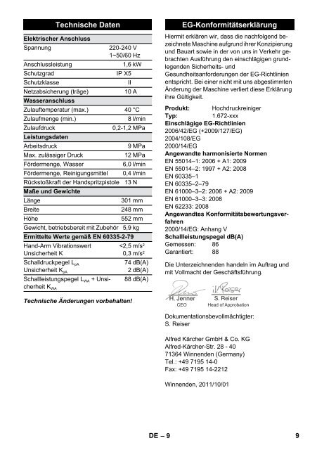 Karcher K 2.980 M Plus T80 RR *EU - manuals
