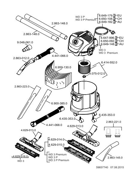 Karcher WD 3 P - manuals