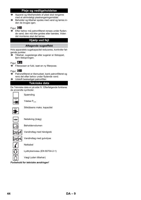 Karcher WD 3 P - manuals