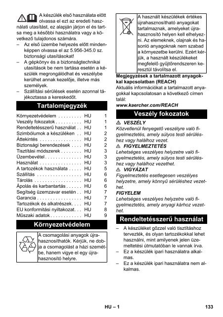 Karcher SG 4/4 - manuals