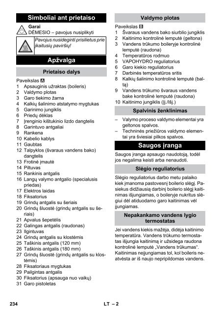 Karcher SG 4/4 - manuals