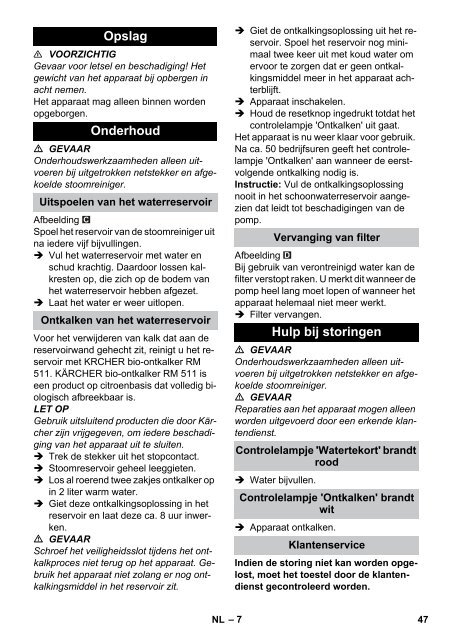 Karcher SG 4/4 - manuals