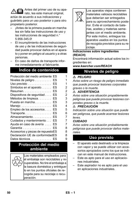 Karcher SG 4/4 - manuals