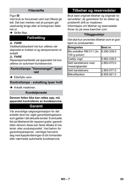 Karcher SG 4/4 - manuals