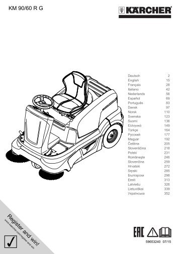 Karcher KM 90/60 R G - manuals