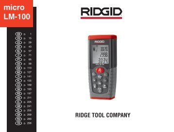 micro LM-100 - Ridgid