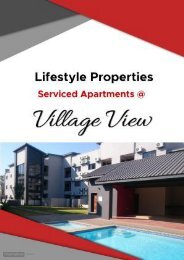 Serviced apartment booklet