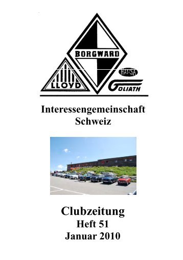 Clubboutique - Borgward IG Schweiz