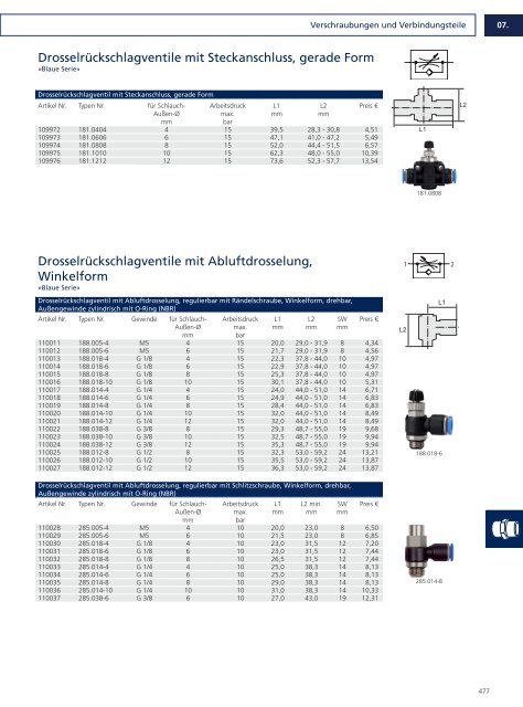 Drucklufttechnik und Pneumatik