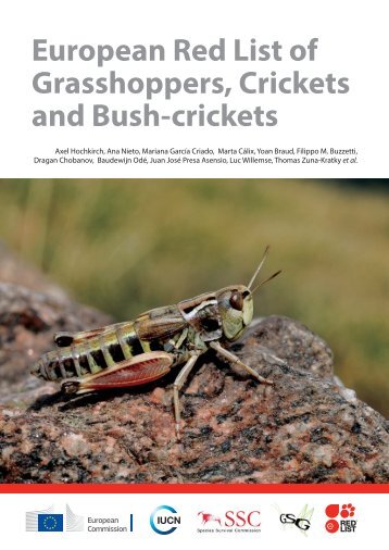 European Red List of Grasshoppers Crickets and Bush-crickets