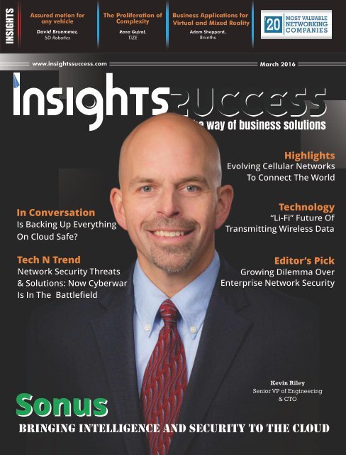Insights Success 20 Most Valuable Enterprise Networking Companies