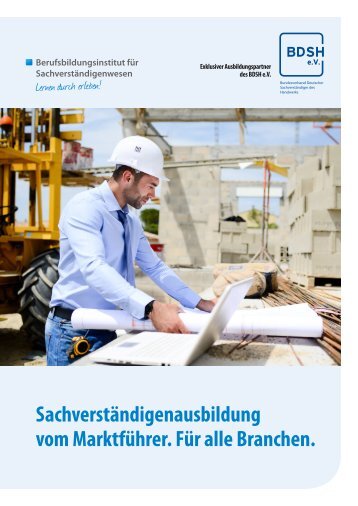 Katalog Sachverständigenausbildung BISW GmbH