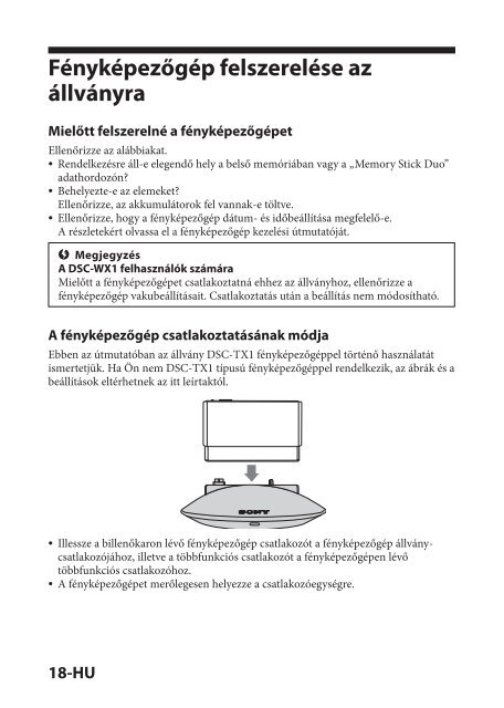 Sony IPT-DS1 - IPT-DS1 Istruzioni per l'uso Ungherese