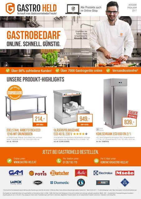 GastroHeld AT Katalog Frühjahr 2017