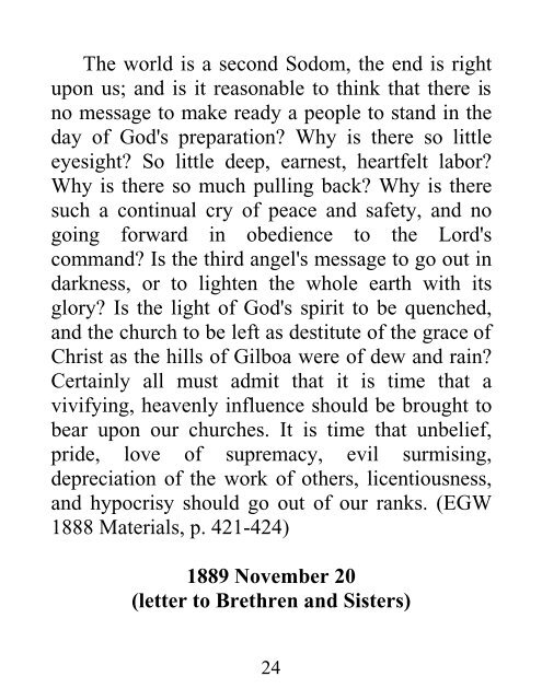 Ellen G. White and the Loud Cry - Fred Bischoff